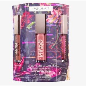 NEW FENTY BEAUTY by Rihanna Glossy Posse Volume 5.0 Lip Gloss Bomb Trio